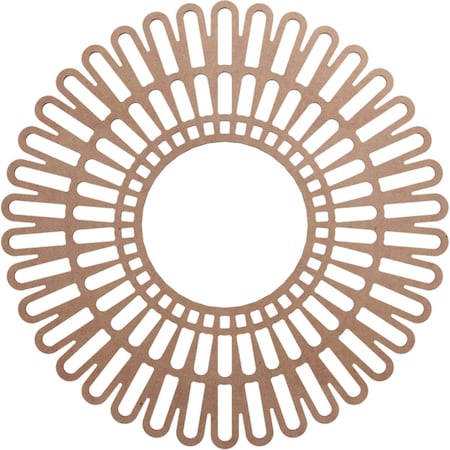 Ekena Millwork Cornelius Wood Fretwork Pierced Ceiling Medallion, Wood (Paint Grade), 22"OD x 8 1/8"ID x 3/8"T CMWP22X0375CRMF